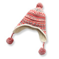 Los niños de los niños niñas invierno cálido gorrita tejida al aire libre Earflap Ear Warmer Ski Aviator Hat (HW635)